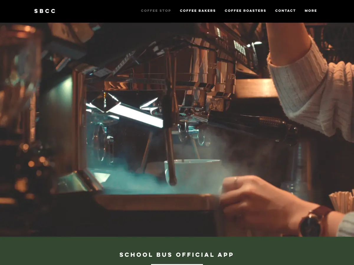SCHOOL BUS COFFEE STOP's website