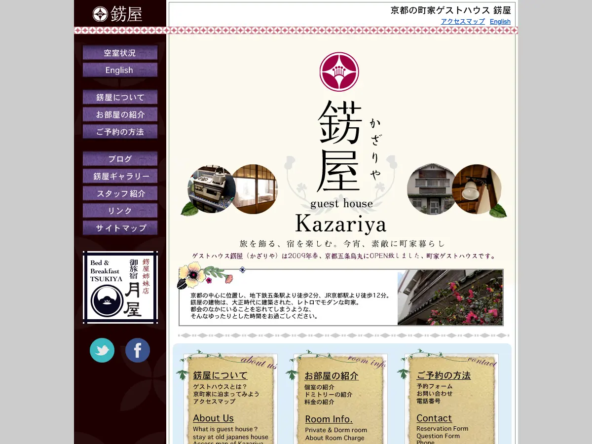 guest house KAZARIYA's website