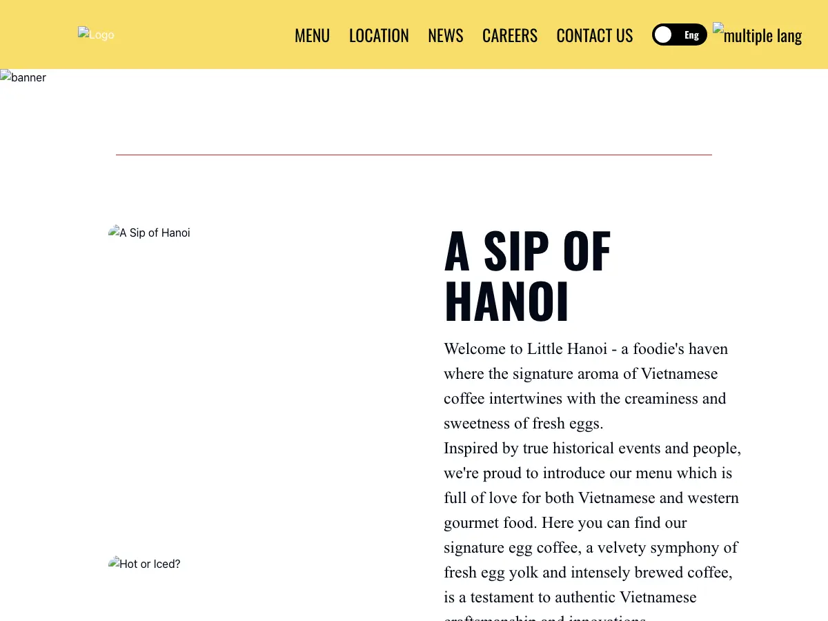 Little HaNoi Egg Coffee (Da Nang)'s website