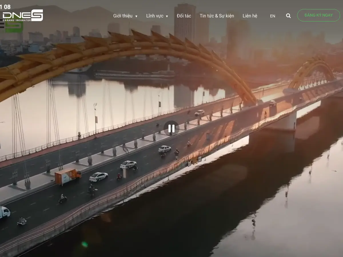 DNES - Business Incubator's website